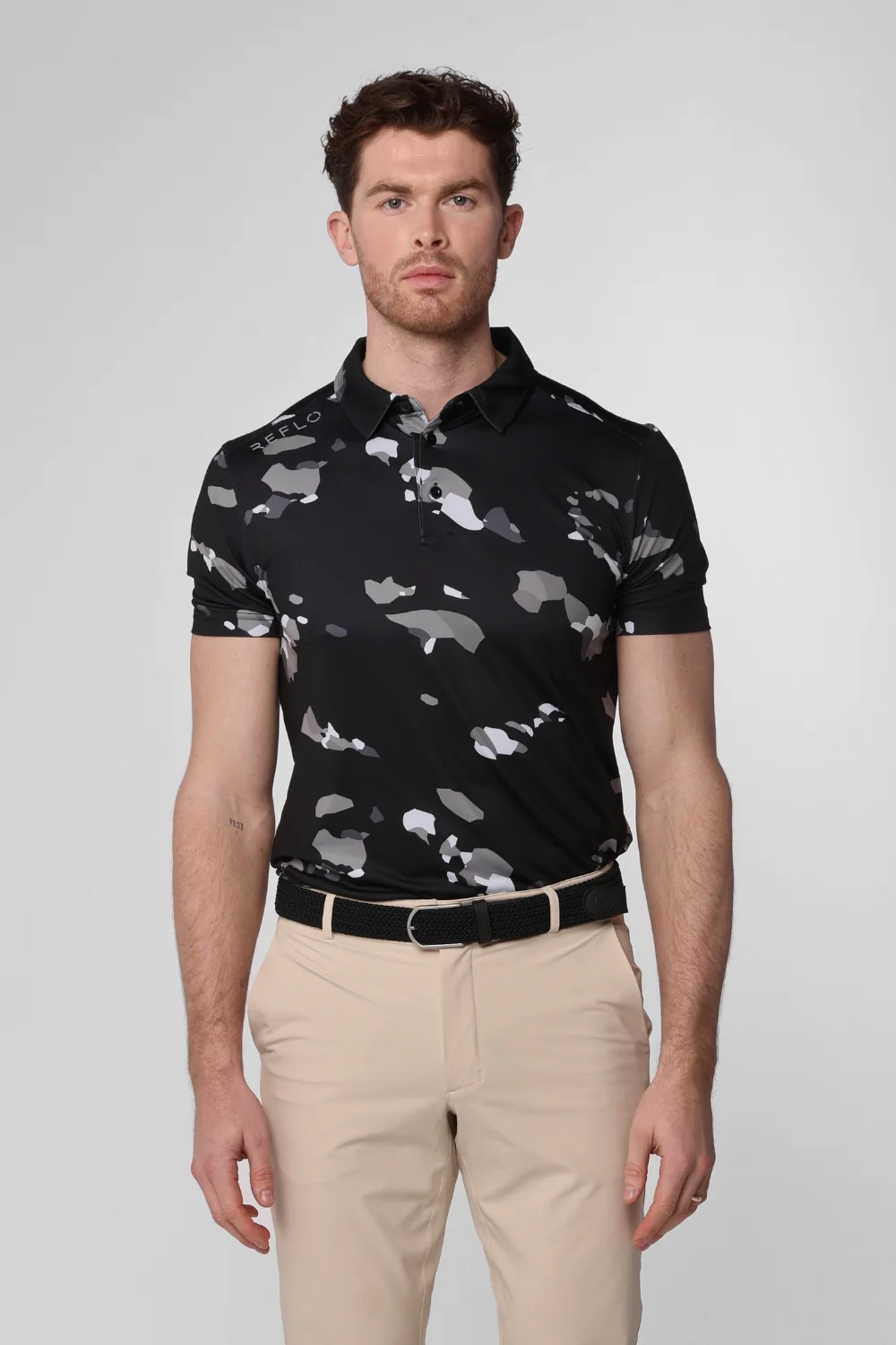 Shop Reflo golf polo shirts with Hole19.